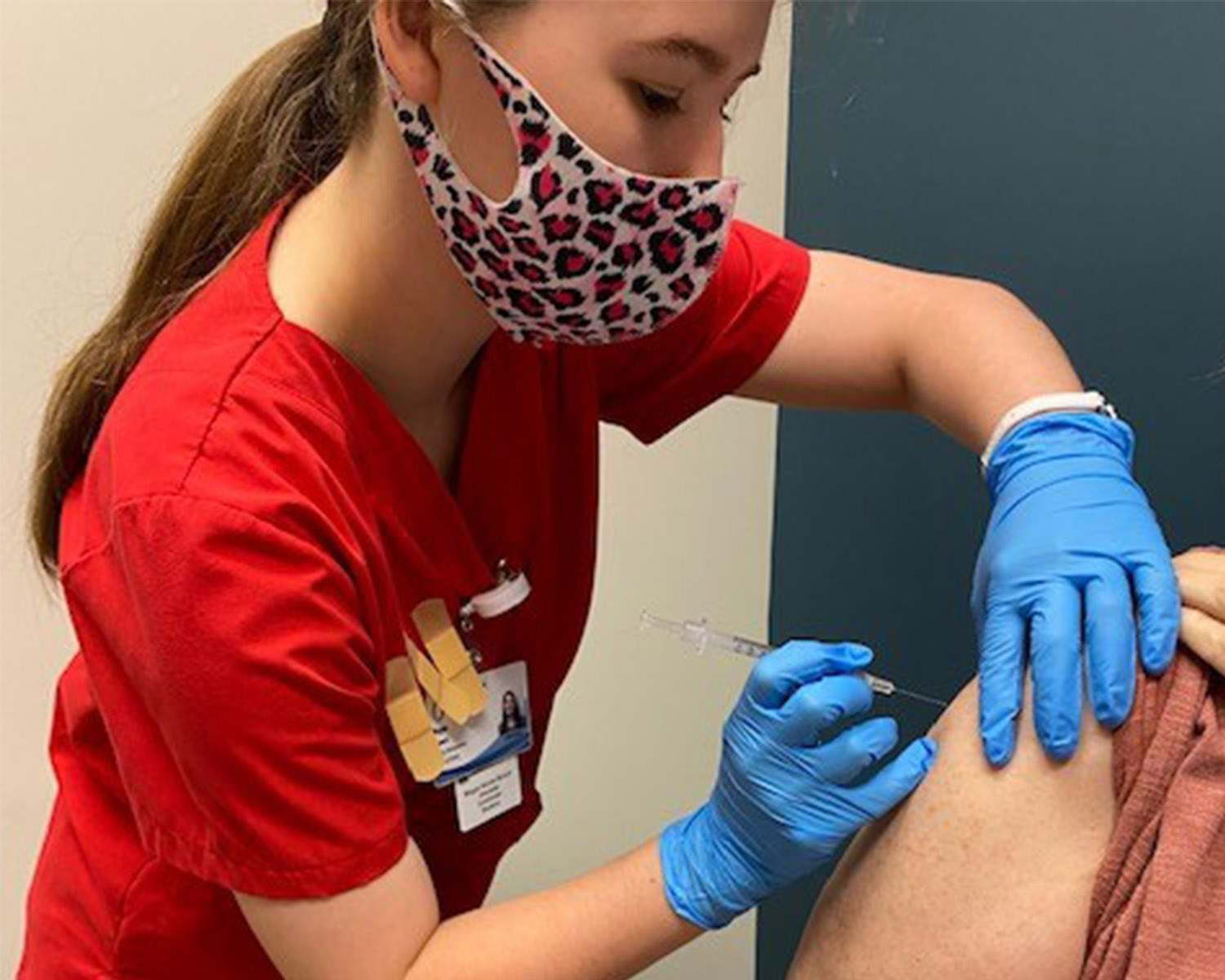 Nursing students/faculty administer COVID-19 vaccines throughout the state