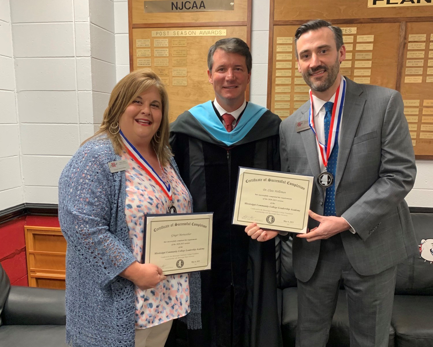 Holleman and Meriwether graduate from leadership program