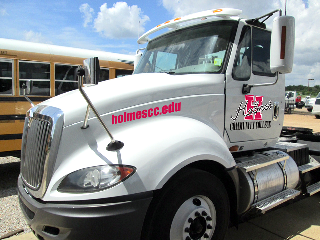 Holmes offering professional truck driver training on Grenada Campus
