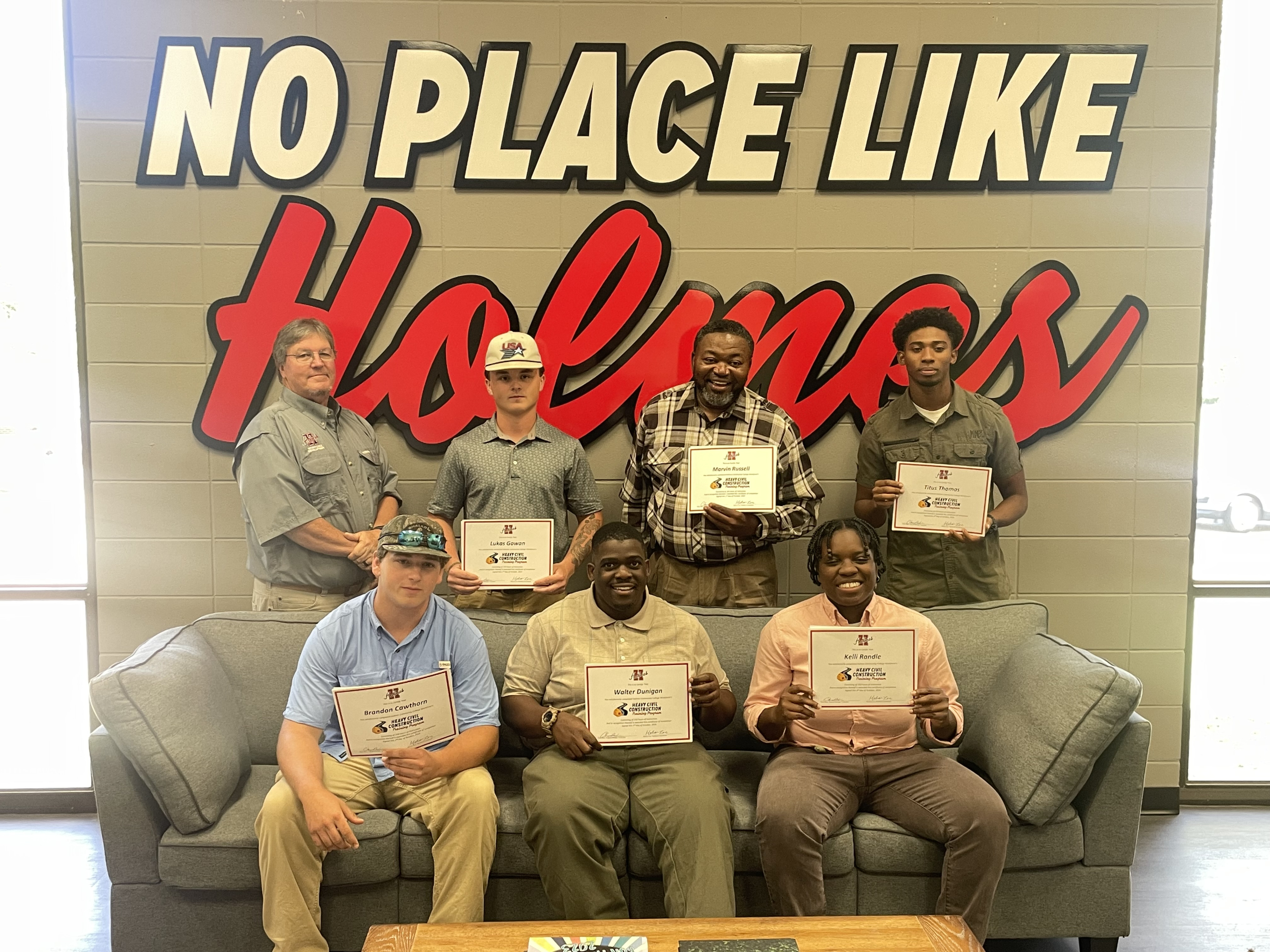 Holmes’ Heavy Civil Construction Program graduates its first class of skilled candidates