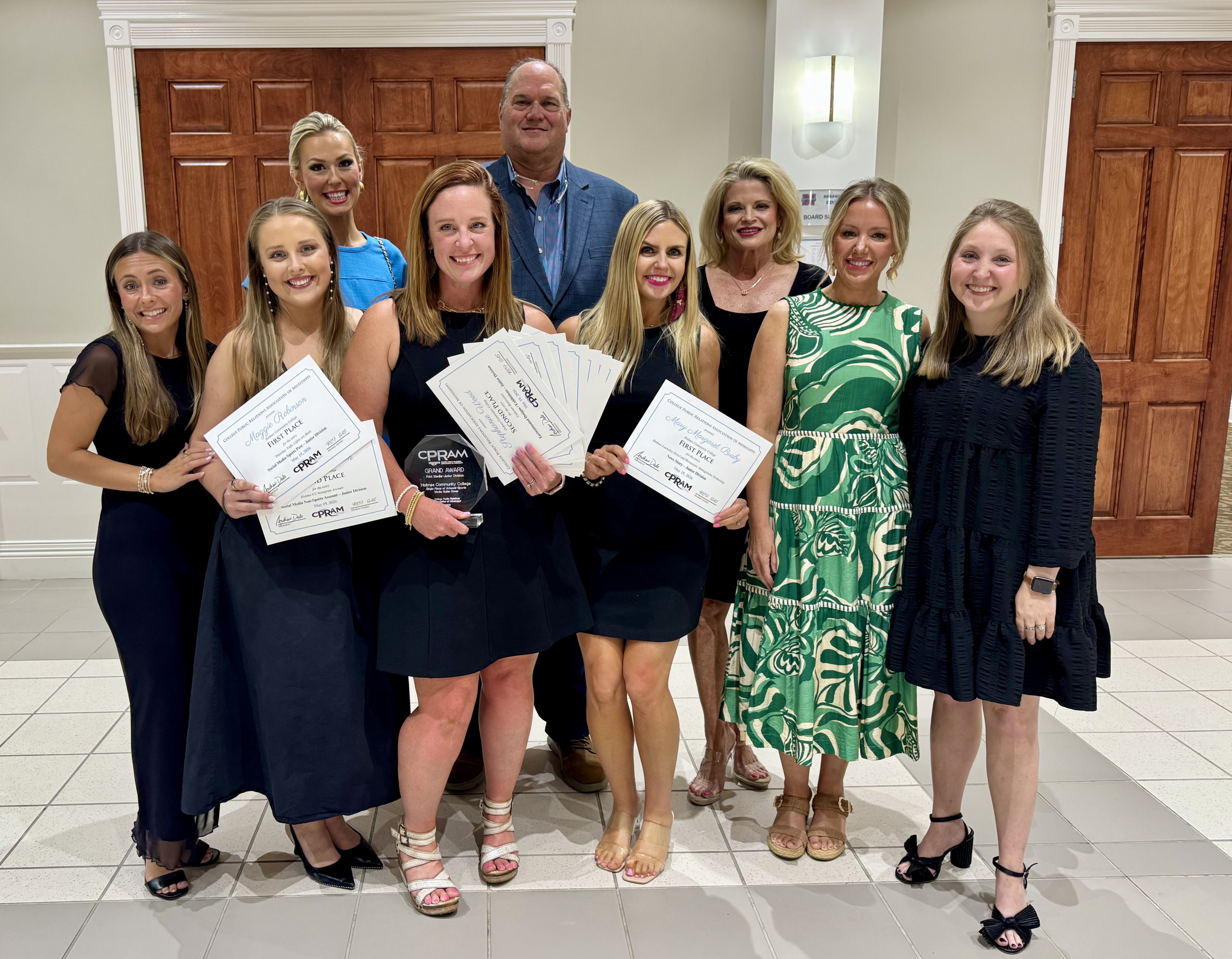 Holmes wins Grande Award, multiple honors at CPRAM 2026