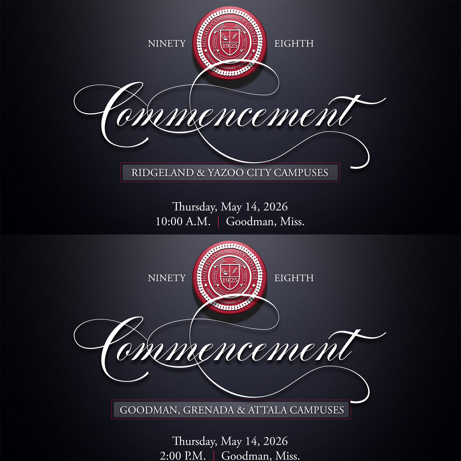 Commencement set for Thursday, May 14 in Goodman